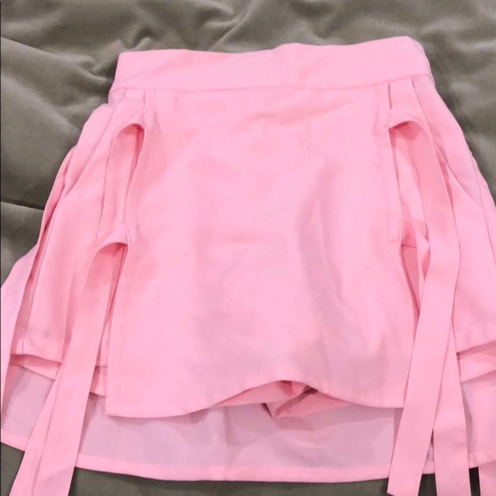 Pink skirt